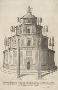 Mausolei Ab Augusto Imp door Etienne Duperac