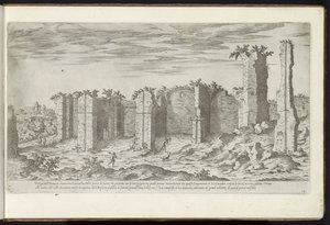Ruïnes van de Thermen van Caracalla te Rome door Etienne Duperac
