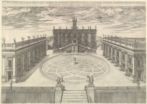 Speculum Romanae Magnificentiae: Uitzicht op het Romeinse Capitool