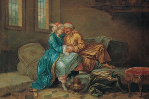 De favoriet van de sultan, 18e eeuw door Étienne Jeaurat