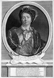 Bernard Le Bovier de Fontenelle, Franse auteur door Etienne Jehandier (after) Desrochers