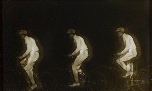 Man fietst