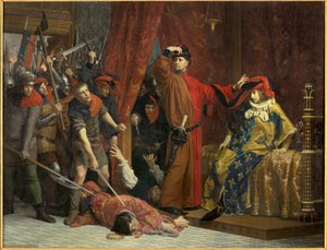Etienne Marcel en de dolfijn Karel op 22 februari 1358