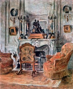 De Woonkamer, 1900 door Etienne Moreau Nelaton