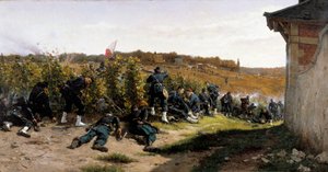 Oorlog van 1870: De scherpschutters van de Seine in de strijd bij Rueil Malmaison op 21 oktober 1870