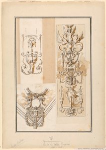 Ontwerp voor decoratieve arabeske motieven