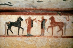 Gesprek (Detail) door Etruscan
