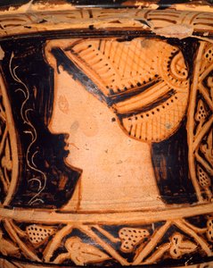 Detail (kelkvormige krater uit Spina (Emilia Romagna). Etruskische beschaving, 4e eeuw v.Chr.)