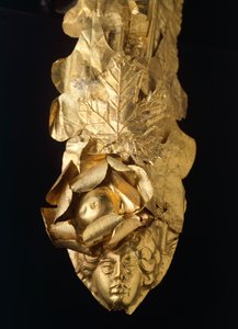 Diadeem (kroon), uit Spina (Emilia Romagna). Etruskische beschaving, 4e eeuw v.Chr. door Etruscan