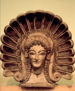 Armatuur in de Etruskische tempel in Veii, 6e eeuw v.Chr.