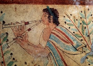 Fluitist (detail) door Etruscan