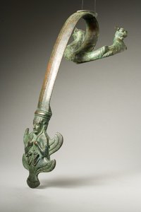 Handvat, begin 5e eeuw v.Chr. door Etruscan