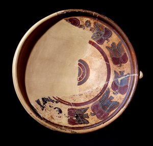 Terracotta plaat die dieren voorstelt, 600-590 v.Chr.