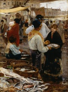 Vismarkt in Venetië