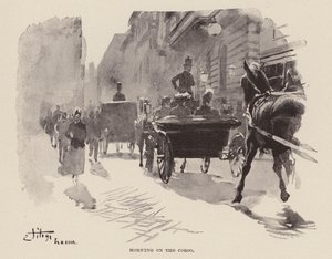 Ochtend op de Corso door Ettore Tito