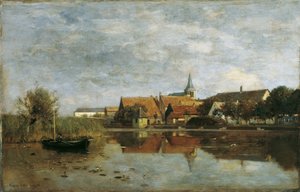 Gezicht op Giessen (Noord-Brabant) door Eugen Jettel