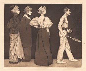 De tennisser door Eugen Kirchner