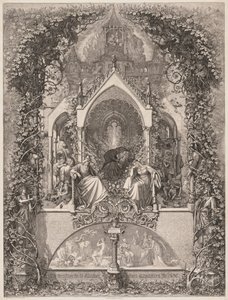 Doornroosje (Dornröschen) door Eugen Napoleon Neureuther