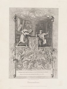 Neureuther (Zelfportret in de Etsstudio) door Eugen Napoleon Neureuther