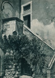 Een rustig hoekje van Taormina, Sicilië, Italië, 1927 door Eugen Poppel