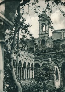 Kerk van San Giovanni degli Eremiti, Palermo, Sicilië, Italië, 1927 door Eugen Poppel