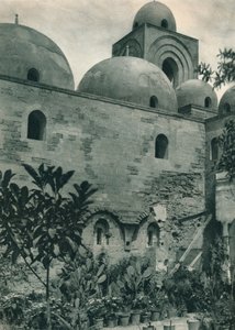 Kerk van San Giovanni degli Eremiti, Palermo, Sicilië, Italië, 1927