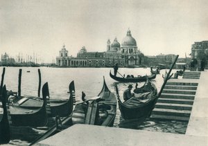 Kerk van Santa Maria della Salute en de Dogana, Venetië, Italië door Eugen Poppel