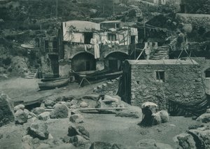 Huis aan de Marina Grande, Capri, Italië, 1927 door Eugen Poppel