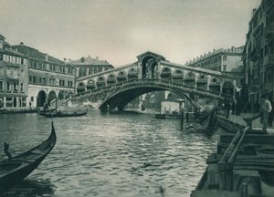 Rialtobrug, Venetië, Italië, 1927