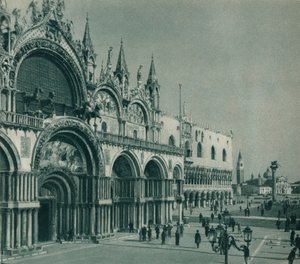 Basiliek van San Marco, Venetië, Italië, 1927