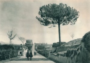 De Via Appia, Rome, Italië, 1927 door Eugen Poppel