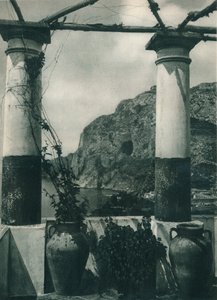 Uitzicht op Monte Solaro, Capri, Italië, 1927