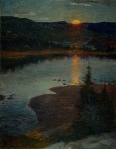 Zonsopgang in Valdres door Eugen Prinz von Schweden