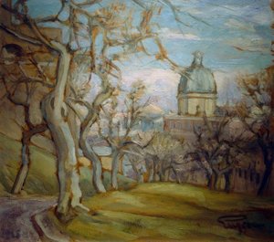 Onder Monte Gianicolo door Eugen Prinz von Schweden