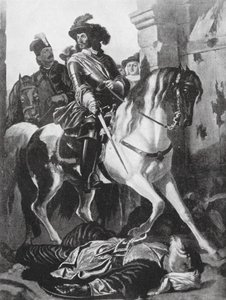 Ofen (Buda) genomen van de Turken door Eugen von (after) Blaas