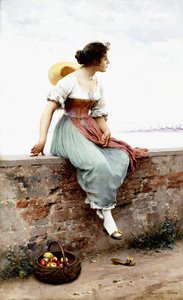 Een peinzend moment, 1896