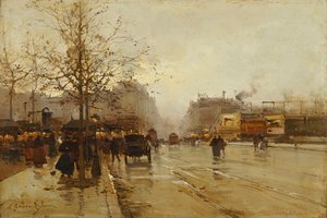 De Boulevards, Parijs door Eugene Galien Laloue