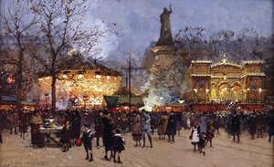 Het feest, Place de la Republique, Parijs