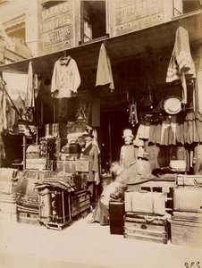 Winkel - rue du Petit Thomas door Eugène Atget