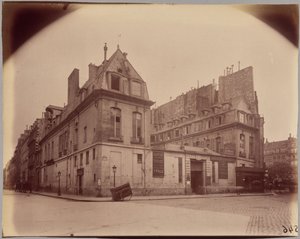 Hôtel du Marquis de Paroy, 83 rue Charlot door Eugène Atget