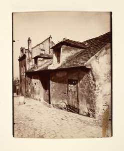 [Montmartre] Huis van Musette door Eugène Atget