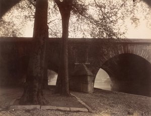 Pont Marie, 1926 (foto) door Eugène Atget
