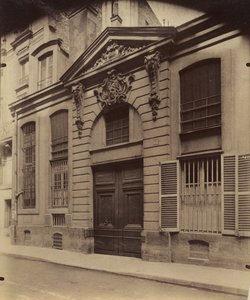 Rue du Regard door Eugène Atget