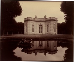 Trianon, Frans paviljoen,1923-1924 (foto) door Eugène Atget