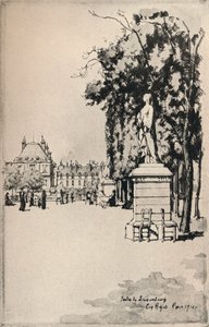 Jardin du Luxembourg door Eugene Bejot