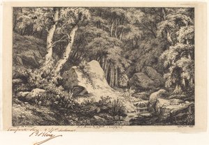 De Kloof in Auvergne door Eugene Bléry