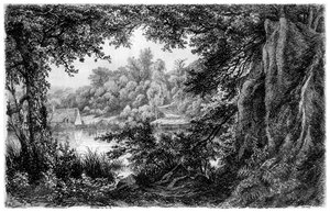 La Chaumiere door Eugene Bléry