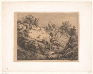 Rotslandschap door Eugene Bléry