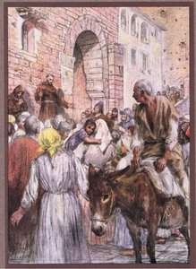 Sint Franciscus predikt in Bologna