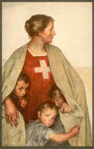Zwitserse Rode Kruis door Eugene Burnand